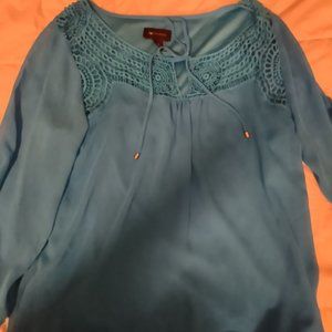 Teal Blue blouse